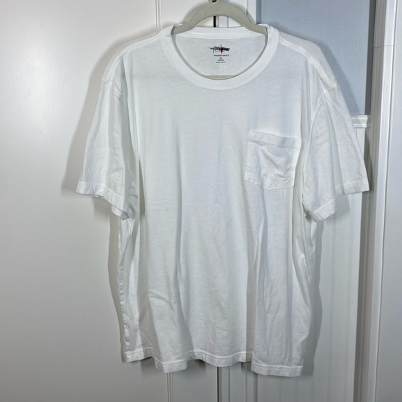 J. Crew Other - J.Crew Mens Vintage Jersey Cotton Pocket Tee White Crewneck BW379 XL Relaxed